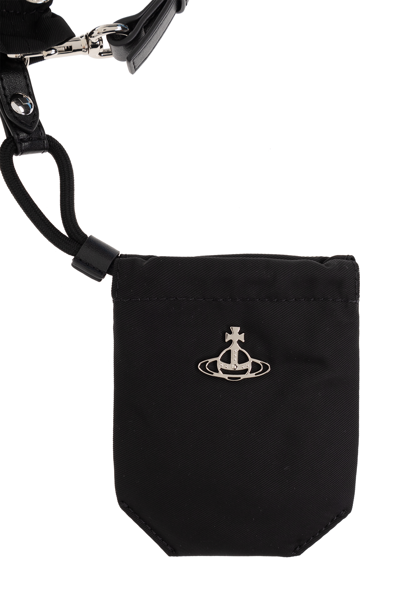 Black Shoulder bag with logo Vivienne Westwood - Bit Tote Bags